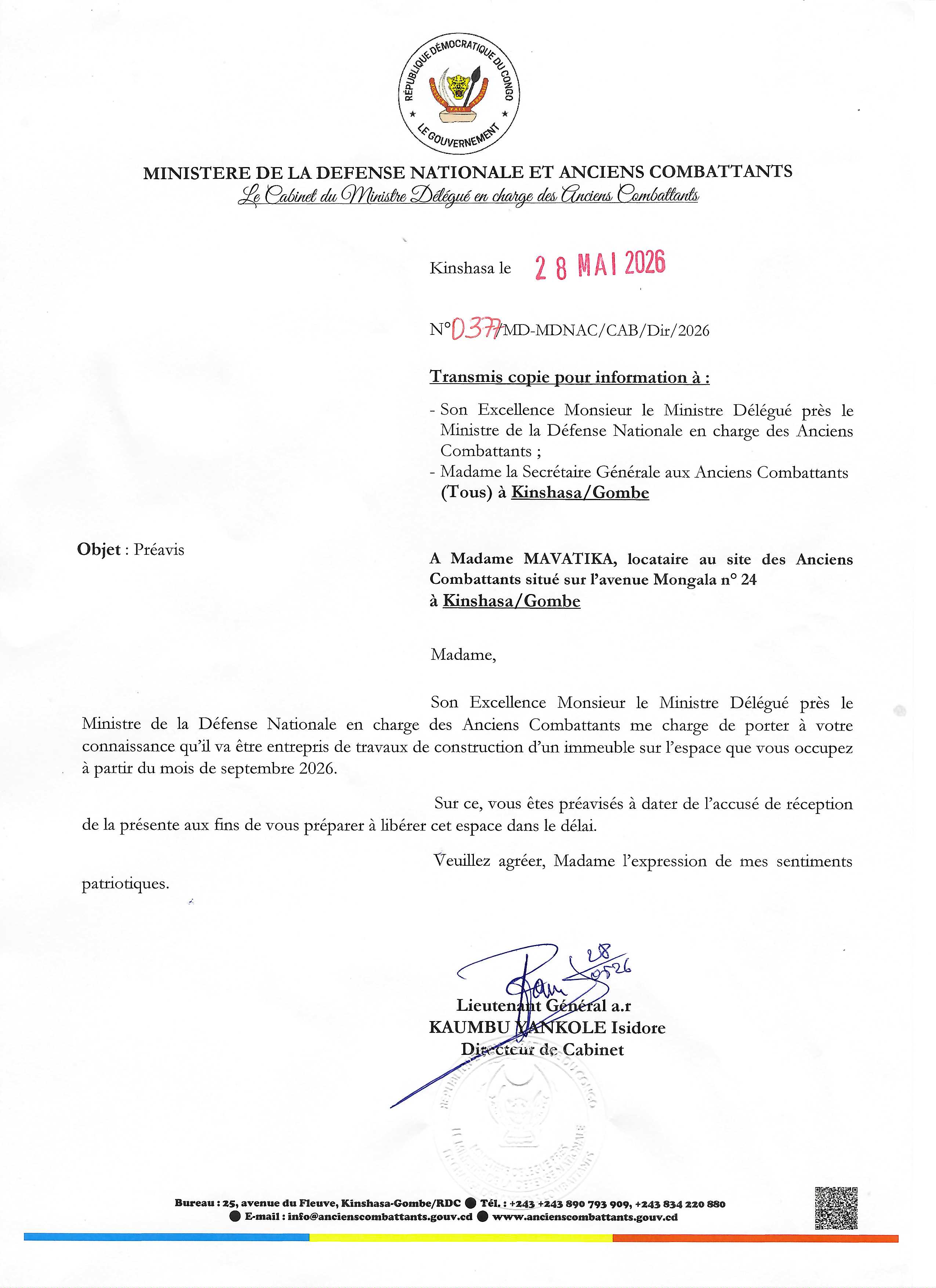 Annonce Officielle